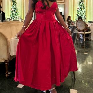Fashion nova Elegant Red Evening Gown